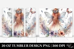 Simple Boho Fairy Clipart 20 Oz Tumbler Product Image 1