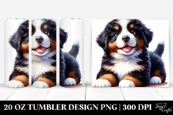 Cute Bernese Mountain Dog in Halloween PNG Product Image 1