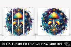 Magical Celestial Mushroom Clipart 20 Oz Tumbler Product Image 1
