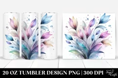 Shiny Snowdrop Flower, 20 Oz Tumbler Product Image 1