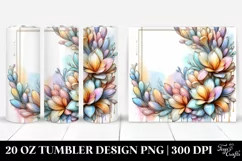 Shiny Freesia Flower, 20 Oz Tumbler Product Image 1