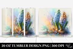 Abstract Pastel Wooden Stained | 20 Oz Tumbler Product Image 1