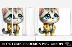Baby Cat, Big Eyes | 20 Oz Tumbler Product Image 1