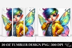 Cool Posing Baby Fairy 20 Oz Tumbler Product Image 1