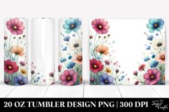 Colorful Wild Flowers Frame | 20 Oz Tumbler Product Image 1