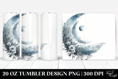 Simple Moon Image Tumbler | 20 oz Tumbler Product Image 1