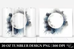 Simple Moon Image Tumbler | 20 oz Tumbler Product Image 1