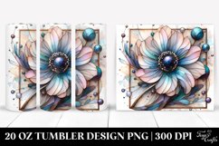 Colorful Stained Anemone | 20 oz Tumbler Product Image 1