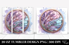 Small Stained Lavender 20 Oz Tumbler Product Image 1