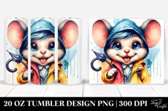 Goofy Baby Mouse Drawing | 20 oz Tumbler Product Image 1
