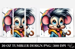 Goofy Baby Mouse Drawing | 20 oz Tumbler Product Image 1