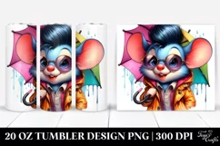 Goofy Baby Mouse Drawing | 20 oz Tumbler Product Image 1