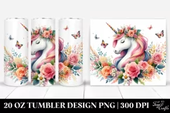 Colorful Unicorn | 20 Oz Tumbler Product Image 1
