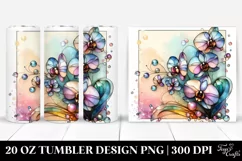 Shiny Orchid Retro 20 Oz Tumbler Product Image 1