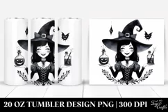 pDigital Painting Gothic Witch Tumbler | 20 oz Tumbler Product Image 1