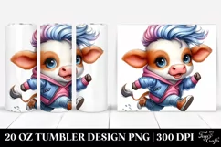 Cool Running Baby Cow 20 Oz Tumbler Product Image 1