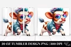 Cool Running Baby Cow 20 Oz Tumbler Product Image 1