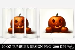 pDigital Painting Jack-O'-Lantern Tumbler | 20 oz Tumbler Product Image 1