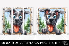 Crazy Great Dane Smiling | 20 Oz Tumbler Product Image 1