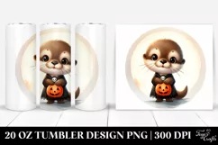 Cute Baby Otter PNG Product Image 1