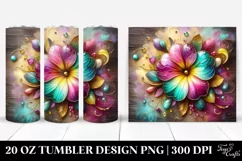 Colorful Primrose Design | 20 oz Tumbler Product Image 1