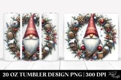 Detailed Winter Gnome | 20 oz Tumbler Product Image 1