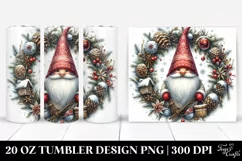 Detailed Winter Gnome | 20 oz Tumbler Product Image 1