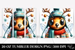 Christmas PNG 20 Oz Tumbler Design Product Image 1