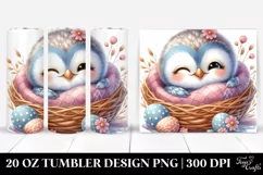 Cute Baby Owl Smiling, High-Quality Clipart Product Image 1