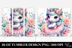 Tutu Baby Unicorn. 20 Oz Tumbler Design Product Image 1