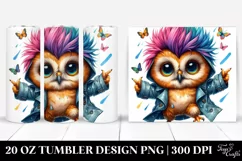 Cool Dancing Baby Owl 20 Oz Tumbler Product Image 1