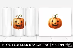 Simple Jack-O'-Lantern Clipart 20 Oz Tumbler Product Image 1