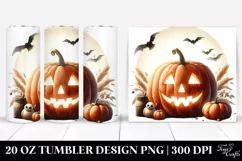 Simple Jack-o'-Lantern Clipart 20 Oz Tumbler Product Image 1