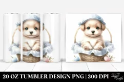 Baby Dog Tumbler Design Product Image 1