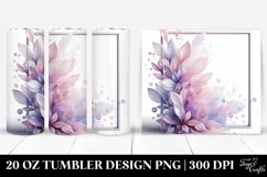 Abstract Shiny Lilac | 20 oz Tumbler Product Image 1
