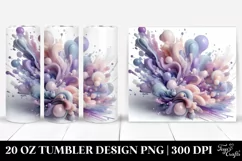 Glossy Stained Lavender 20 Oz Tumbler Product Image 1
