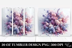 Pastel Lavender, Transparent 20 Oz Tumbler Product Image 1