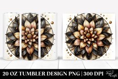Golden Stained Dahlia | 20 Oz Tumbler Product Image 1