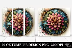 Shiny Golden Dahlia | 20 Oz Tumbler Product Image 1
