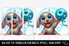 Crazy Cute Weimaraner | 20 Oz Tumbler Product Image 1