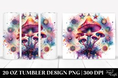 Magical Celestial Mushroom Clipart 20 Oz Tumbler Product Image 1