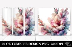 Shiny Gladiolus Clipart 20 Oz Tumbler Product Image 1