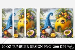 Whimsical Gnome in Fairy Tale Scenery | 20 oz Tumbler Product Image 1