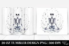 Simple Watercolor Skeleton | 20 oz Tumbler Product Image 1