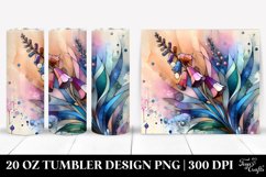 Wooden Stained Foxglove Clipart 20 Oz Tumbler Product Image 1