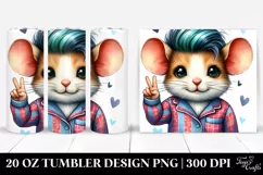 Funny Baby Mouse in Pijamas PNG Product Image 1