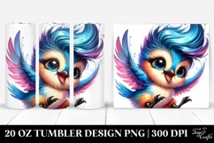 Cute Baby Bird Jumping | 20 oz Tumbler Product Image 1