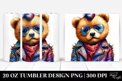 Cute Baby Bear Posed as Model, 20 Oz Tumbler Product Image 1