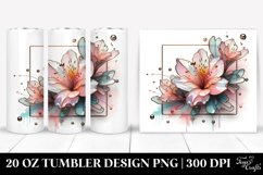Glossy Azalea Material Retro Frame | 20 oz Tumbler Product Image 1