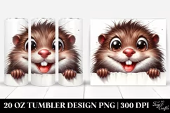 Crazy Cute Muskrat | 20 Oz Tumbler Product Image 1